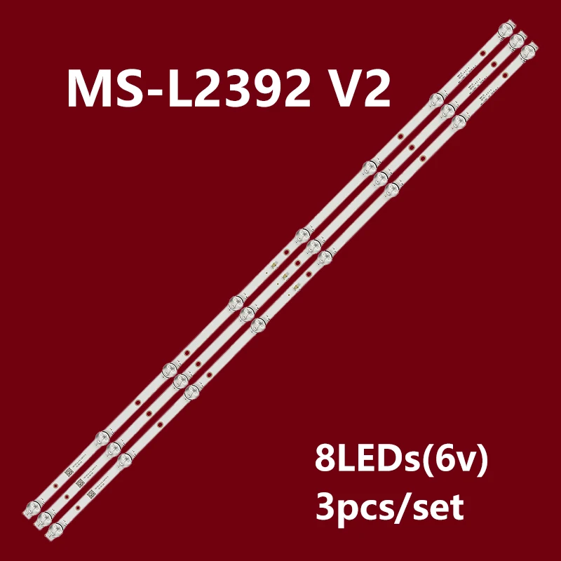 3pcs led háttérvilágítás szalag a PANEL-CX430DLEDM T-CON-ST4251B01-1-XC-7 MS-L2392 V2
