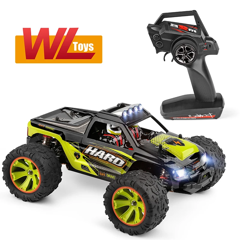 WLtoys 144002 2.4 G Racing RC Autó 50 KM/H 4WD Ötvözet Fém Elektromos nagysebességű Autó Off-Road, Drift, Távirányító Játékok