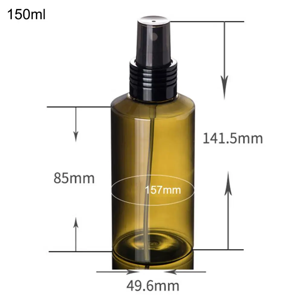 150ml Mini illóolaj Üveg Spray Porlasztó Újratölthető Palack Üres Kozmetikai Parfüm Adagoló Permetező Kép 5 