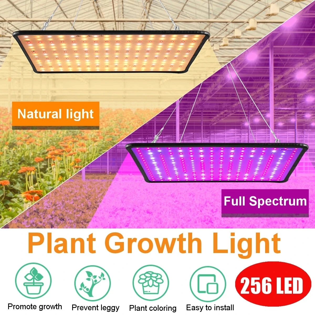 Nő LED világítás Teljes Spektrumú Növekvő Lámpák Növények Beltéri Phytolamp Testület a Virágok Üvegházhatású Nő Sátor EU/US Plug