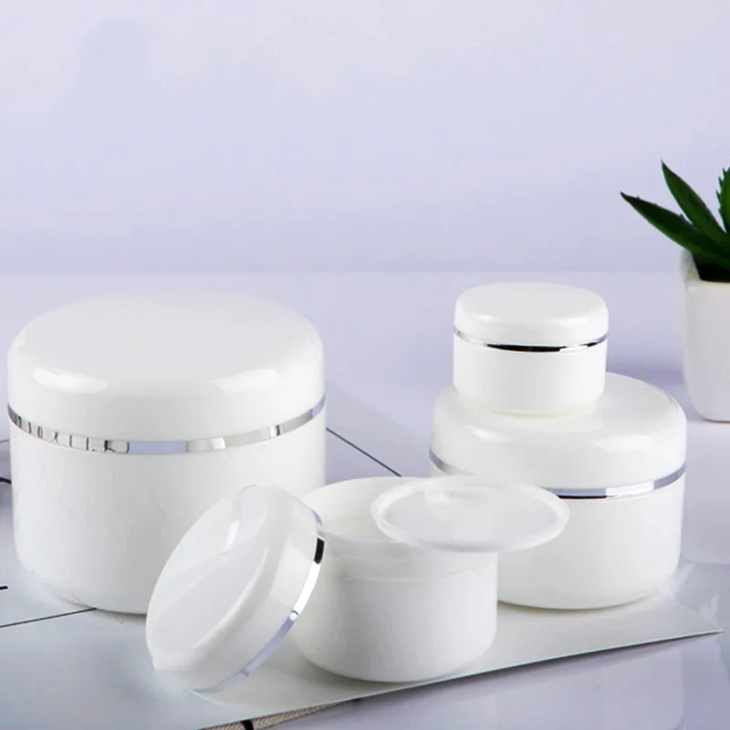 2022 Forró Eladó Hordozható Újratölthető Palackok Utazási Cream Krém Kozmetikai Műanyag Tartály Üres Smink Jar Doboz Drop Shiping