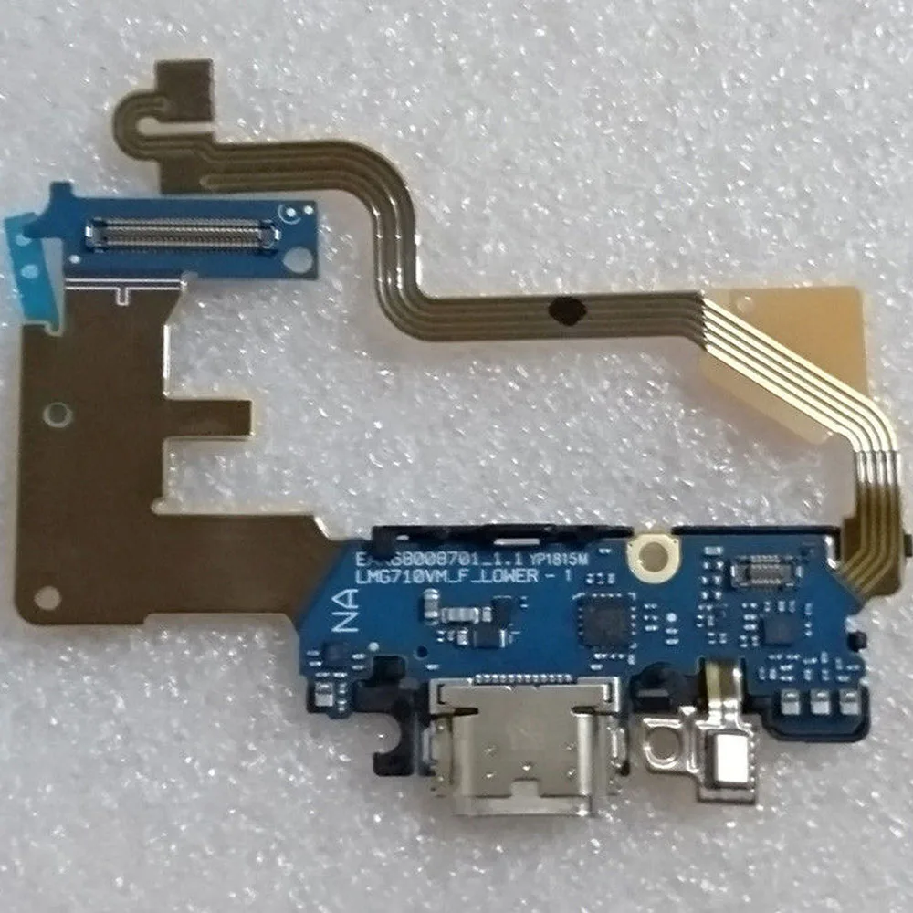 Az LG G7 G710VM USB Csatlakozó Mikrofon Flex Szalag Töltés Flex Kábel