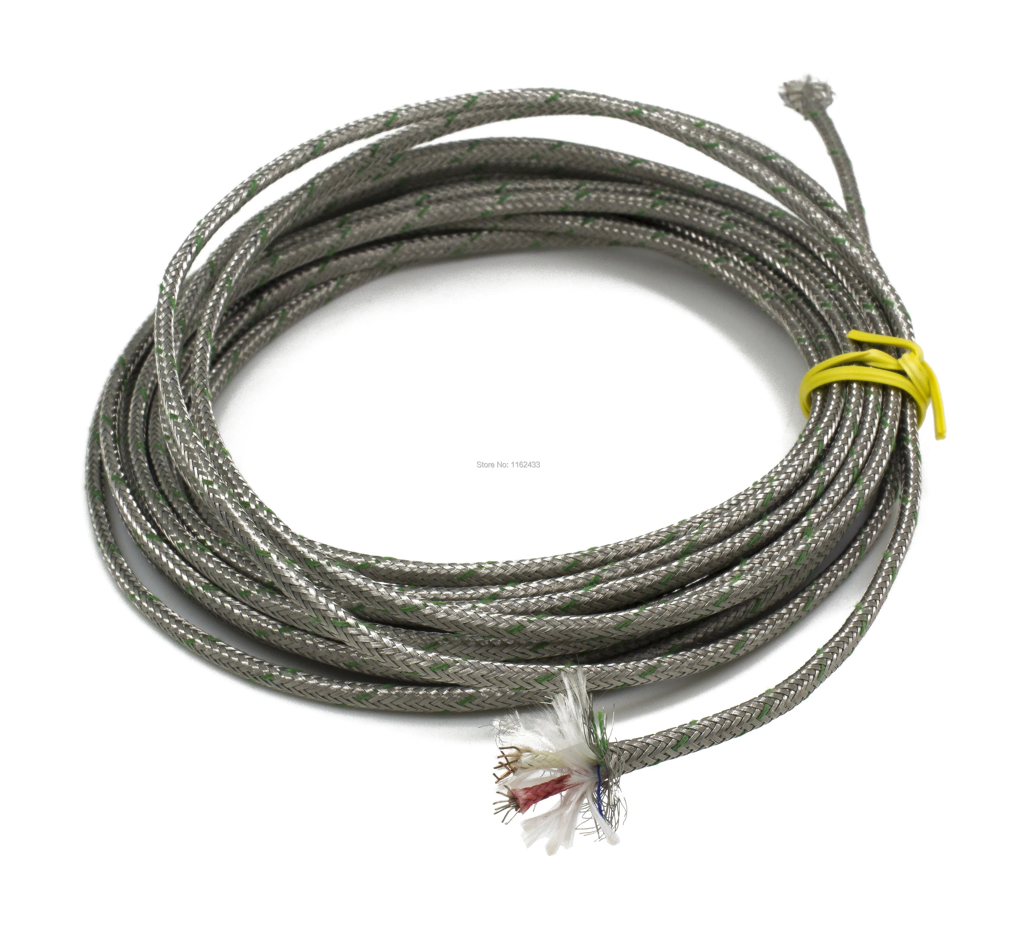 FTARE01 1m S / R K típusú hőelem hosszabbító vezeték kompenzációs vezeték kábel S/R K típusú hőelem Kép 3 