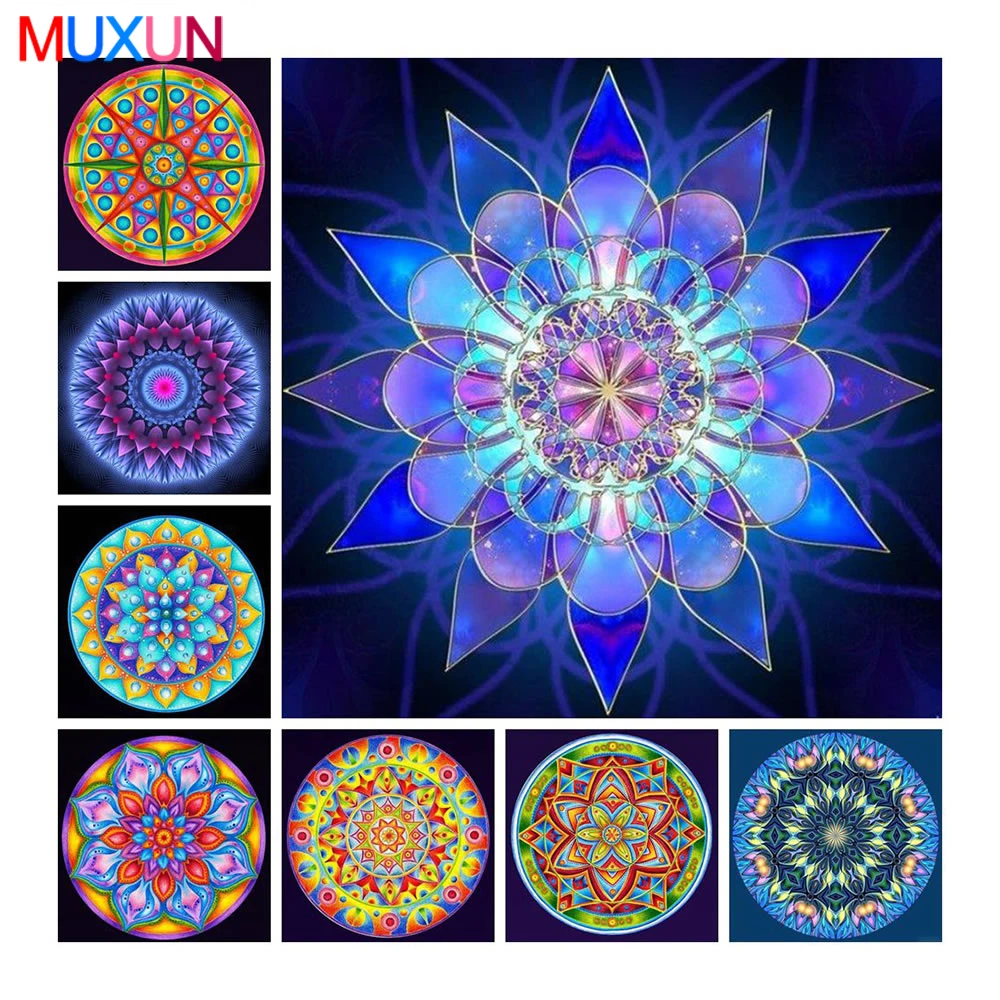 5D Gyémánt Festmény Mandala Teljes Négyzet Gyémánt Hímzés Fotó keresztszemes Készletek, Gyémánt-Mozaik Virágok lakberendezési Ajándék