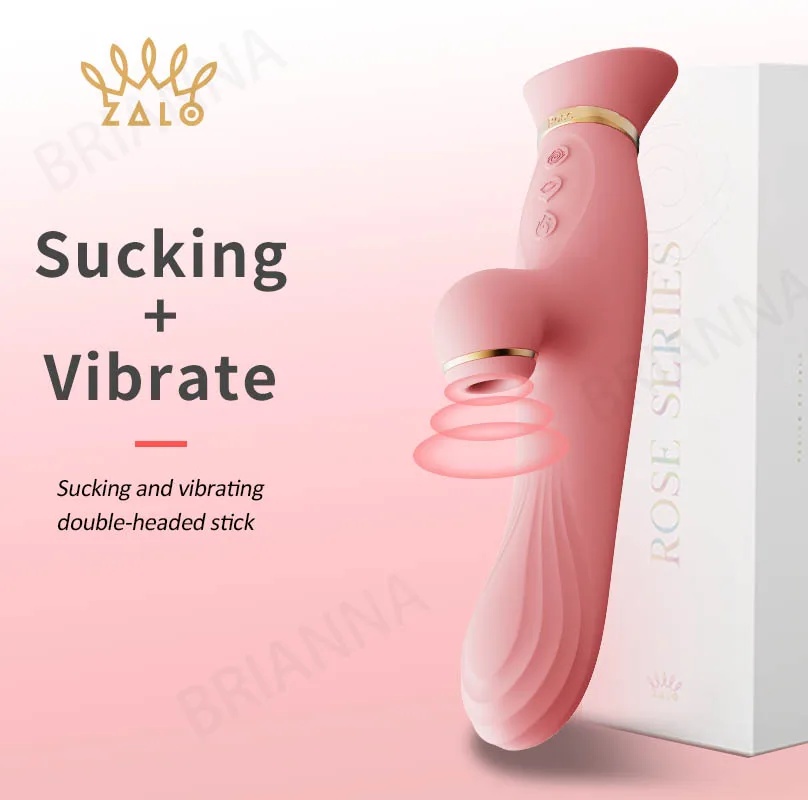 ZALO ROSE női vibrátor G-Spot vibrátor szívó vibator 9 erős csikló balek szívó klitorisz stimulátor szexuális játékszerek nőknek