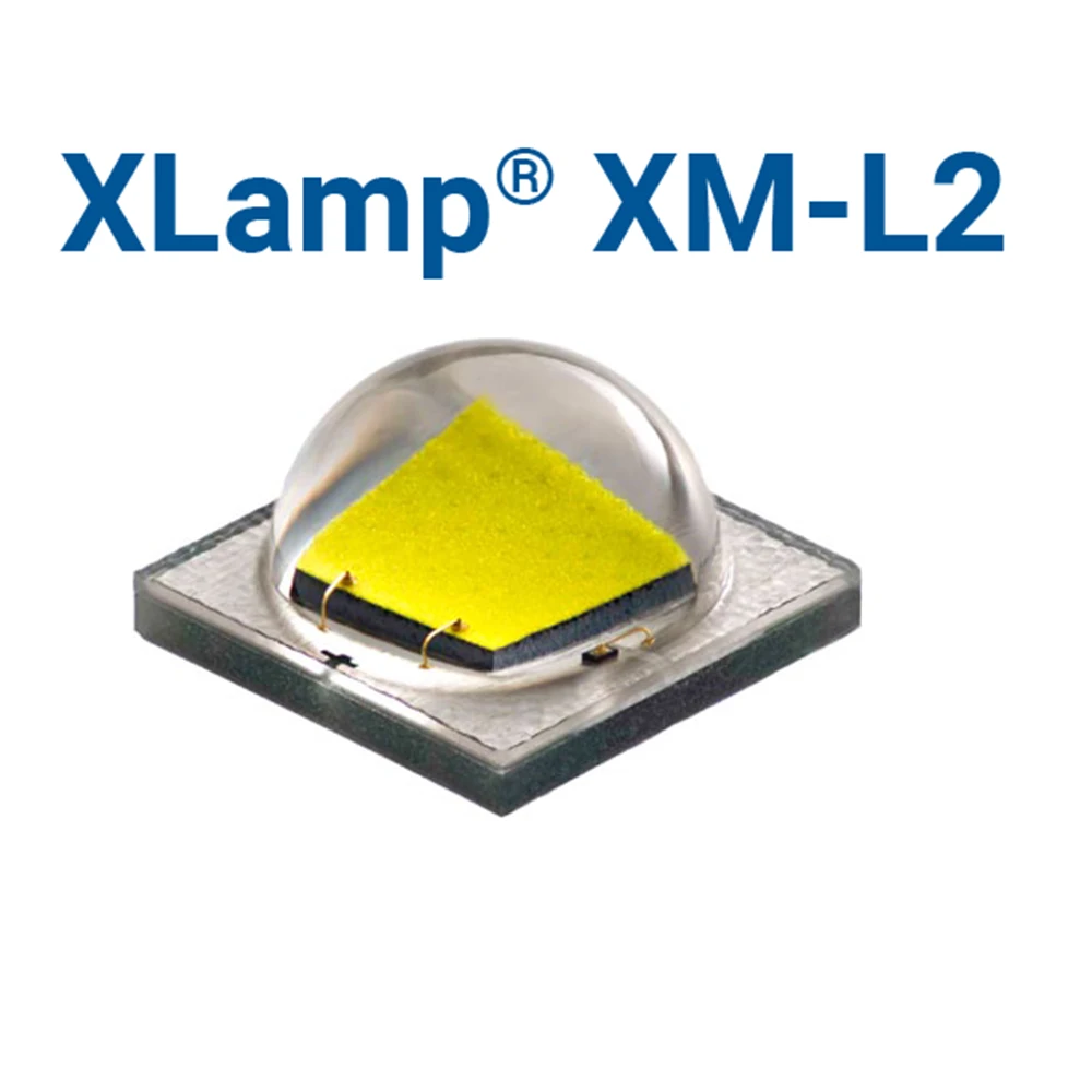 CREE XML2 XM-L2 T6 High Power LED-Emitter hideg Fehér Semleges Fehér, Meleg Fehér, 12 mm 14 mm 16 mm-es 20mm Fekete / Fehér / Réz PCB