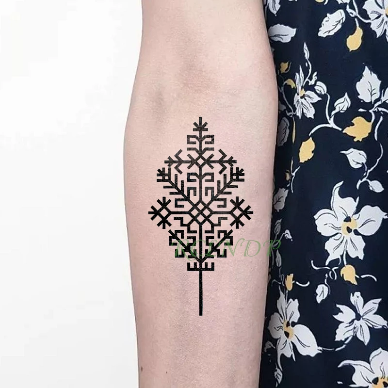Vízálló Ideiglenes Tetoválás AUSTRAS KOKS Lettország szimbólum tatto matricák flash tetoválás hamis tetoválás lány, nők, férfiak