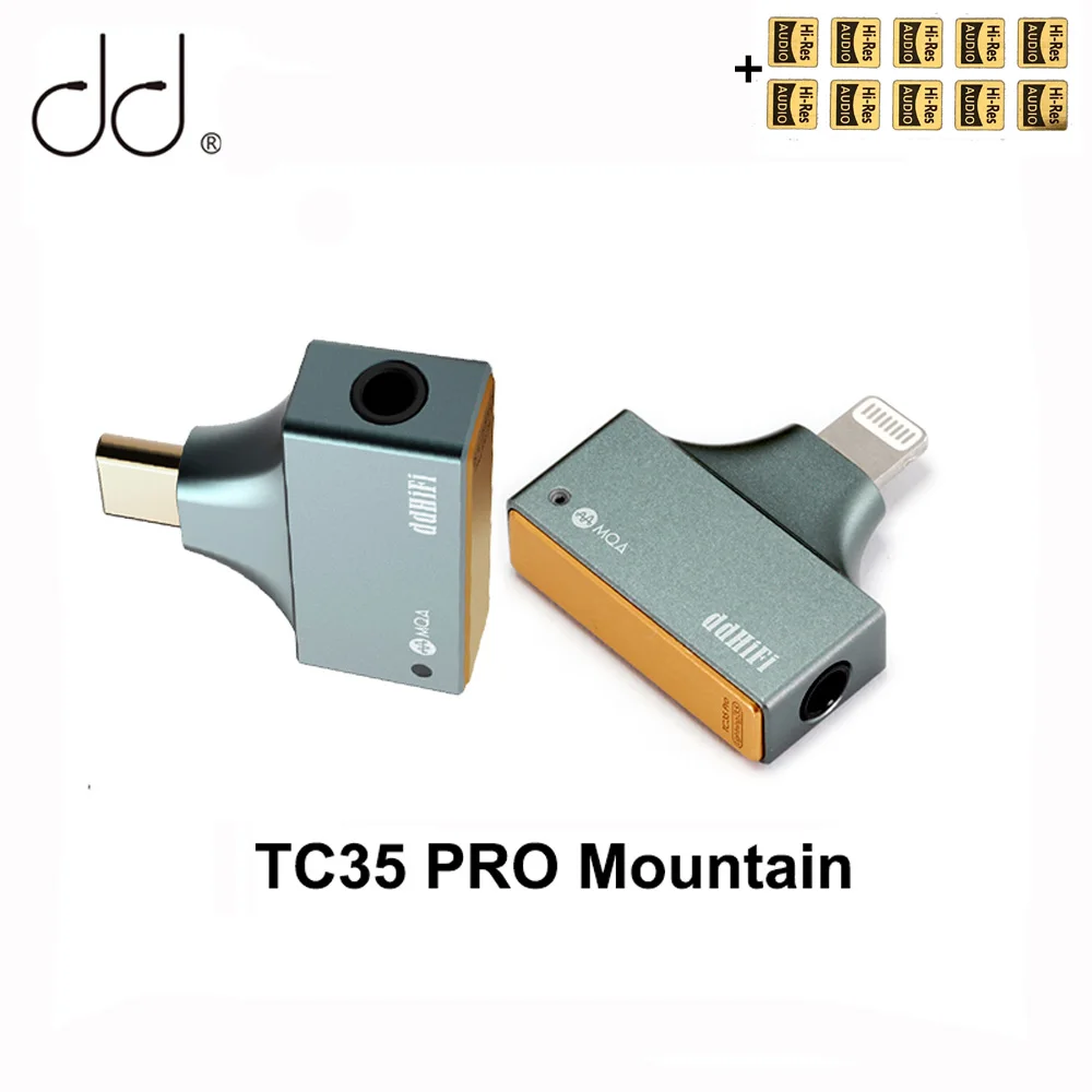 DD ddHiFi TC35 Pro Hegy ES9281AC Pro MQA Audio DAC ERŐSÍTŐ Adapter DSD512 32Bit/768kHz C Típusú Villám 3,5 mm-es Jack Átalakító