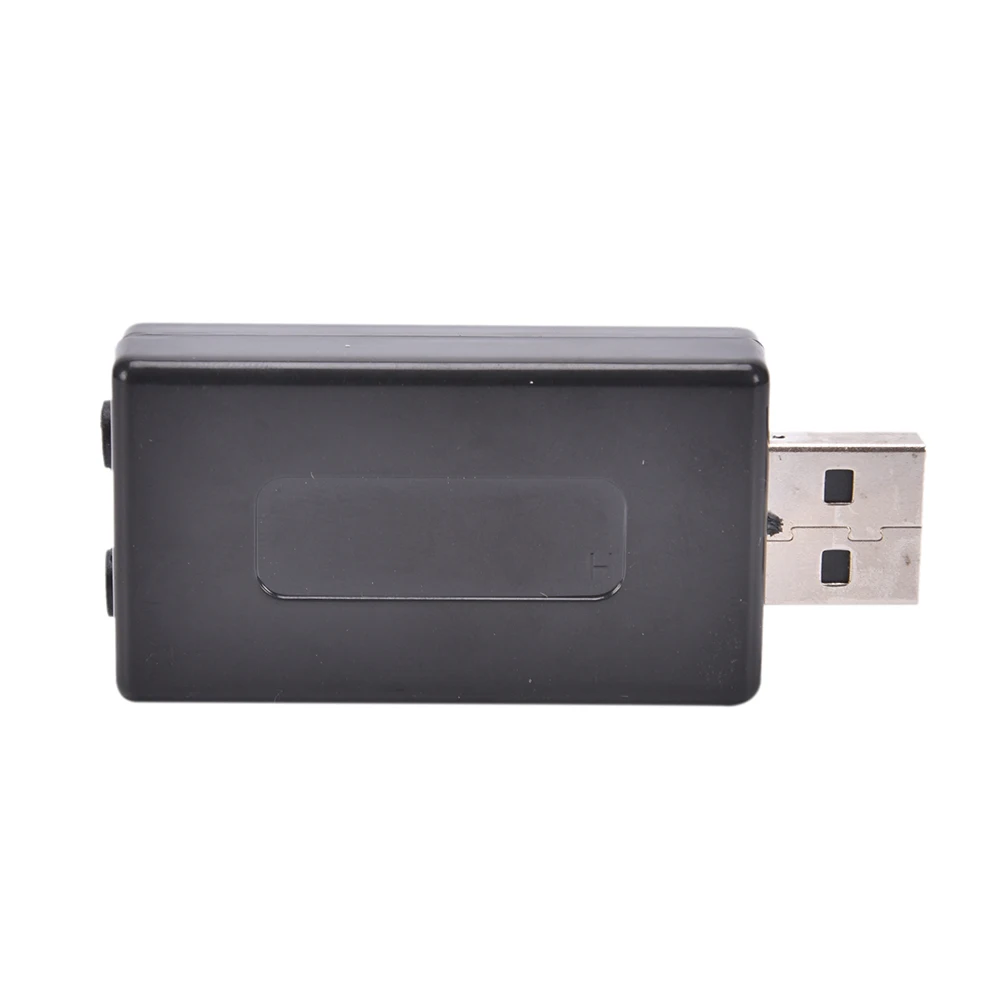 Mini Külső 3D USB 2.0-s hangkártya 7.1 Csatornás Virtuális 12Mbps Audio Hangszóró Adapter Mikrofon, 3,5 mm-es Jack Sztereó Headset Kép 4 