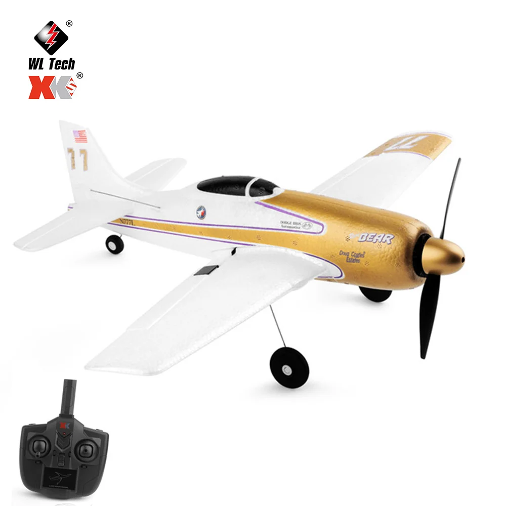 WLtoys XK A260 F8F 4 csatorna 384 Szárnyfesztávolsága 6G/3D Modle Stunt Plane Hat Tengely Stabilitás Távirányító Repülőgép Elektromos RC Repülőgép