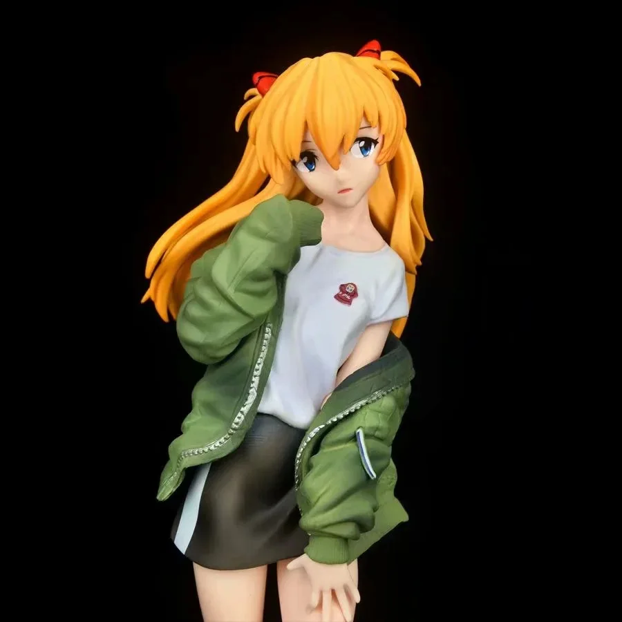 Anime Asuka Langley Soryu 2021 Ver PVC akciófigura Gyűjthető Modell Baba Játék 25cm Kép 1 