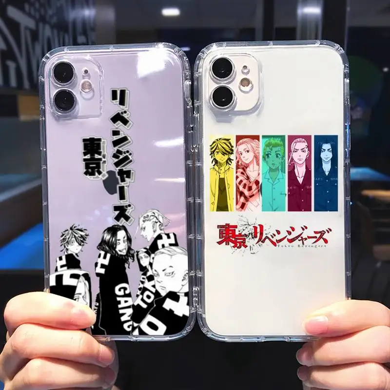 Tokió Revengers Telefon tok iphone 13 12 11 8 7 plus mini x xs xr pro max Átlátszó, lágy