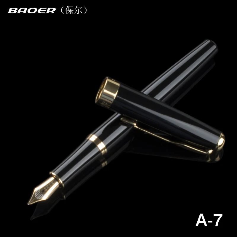 Baoer 388 Kiváló Minőségű Fekete Kalligráfia toll 1.0 mm Nib töltőtoll Iskolai & Business Álló tinta, toll Kép 3 