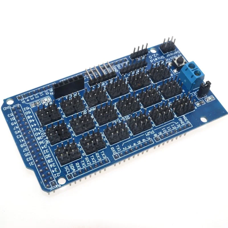 Az Arduino MEGA Érzékelő Pajzs V1.0 V2.0 Dedikált Terjeszkedés Fejlesztési Tanács MEGA 2560 Sup IIC Bluetooth SD Robot DIY Alkatrészek