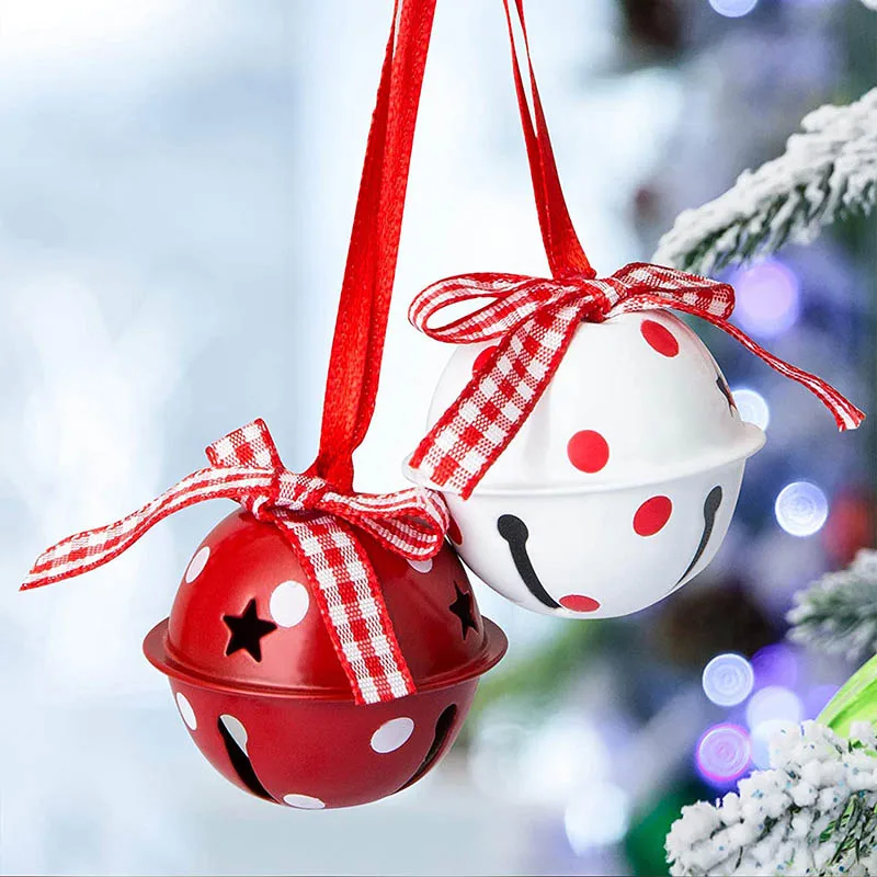 12DB Jingle Bells Fém Vas Laza, Gyöngyök, Kis Harang Fesztivál Party Dekoráció, karácsonyfa Díszítés, Kézműves Kiegészítők
