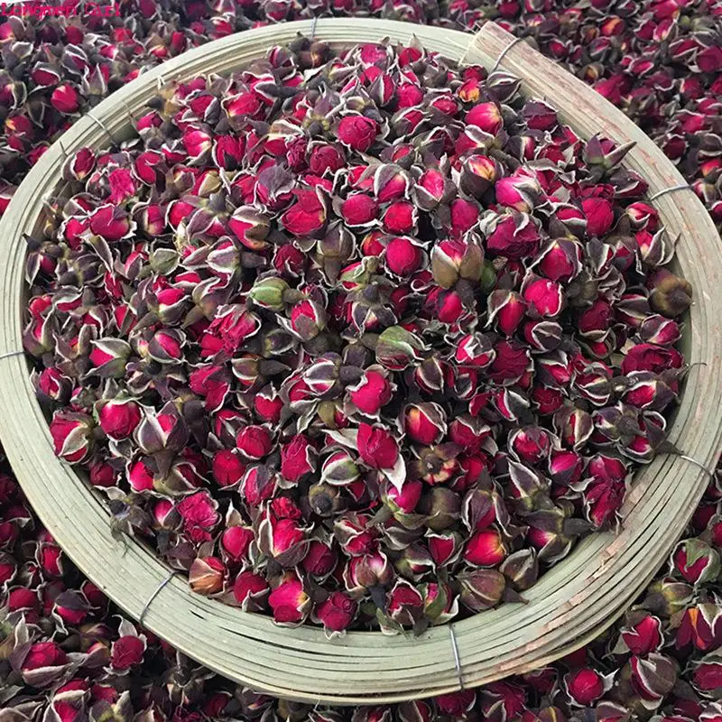 Mini Száraz Rose Bud Természetes Szárított Virágok Rendes Jázmin Virág Gumicukorral Gyümölcs Konyhai Dekoráció Esküvői Party Dekoráció Levegő Frissítő