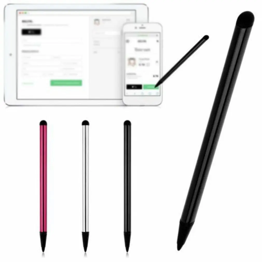 2 az 1-ben Rezisztív, Kapacitív Toll Érintőképernyős Stylus Ceruza Tablet iPad mobiltelefon, PC Kapacitív Toll