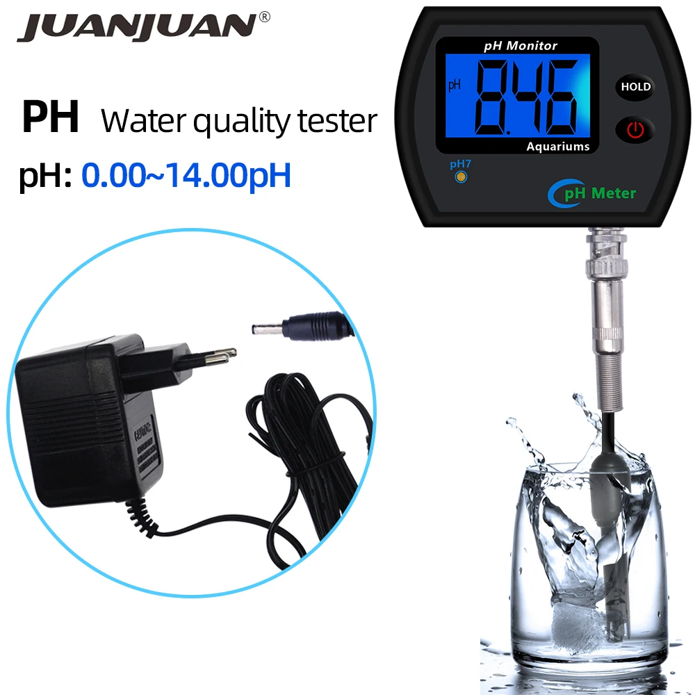 Hordozható PH-értéke a Víz Minősége Teszter 0.00-14,00 pH Pontos Toll Zsebében a Vizelet PH-Teszt Akvárium Acidometer Nagy LCD-Képernyő