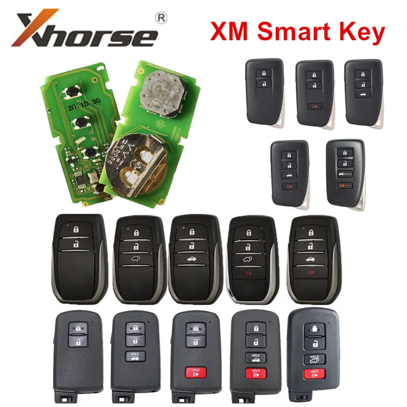 Xhorse VVDI XM Intelligens Kulcs PCB Áramkör XSTO00EN Toyota 8A Támogatás Átírási