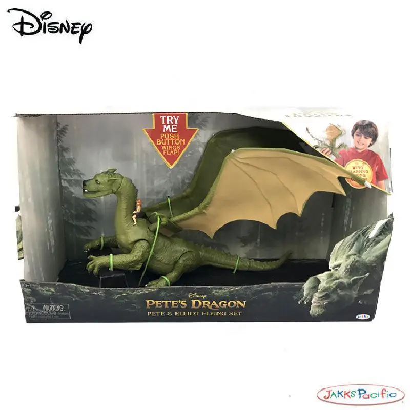 Eredeti Disney Péter Sárkány Szimuláció Dinoszaurusz Modell Nagy Szárnyak Mozgatható Repülő Sárkány Lovag Ábra Sárkány Legendája, Fiú Játék, Ajándék