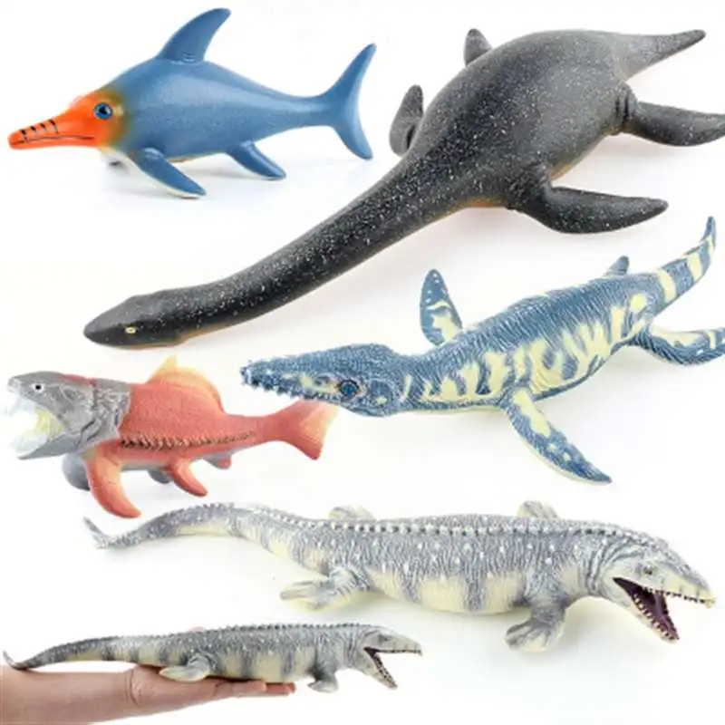 Szimulációs Dinoszaurusz Állat Modell Játék Plesiosaurs Canglong akciófigurák fejlesztő Játék Gyerekeknek, Gyerek, Vicces Játék Figurák Ajándék