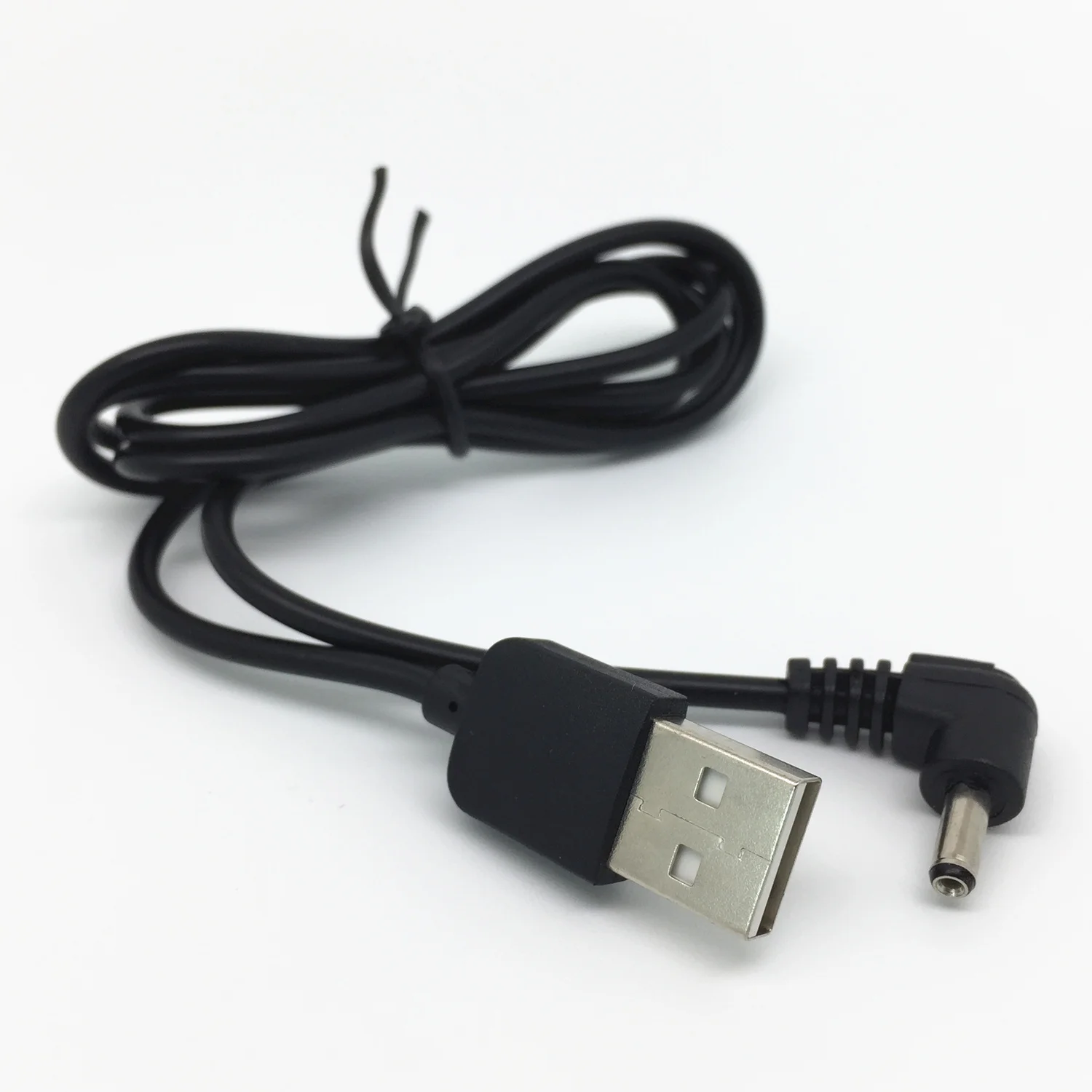 90 Szög PC USB Férfi-5V DC, 3.5 mm X 1.35 mm-es Hordó Csatlakozó hálózati Kábel Kép 0 