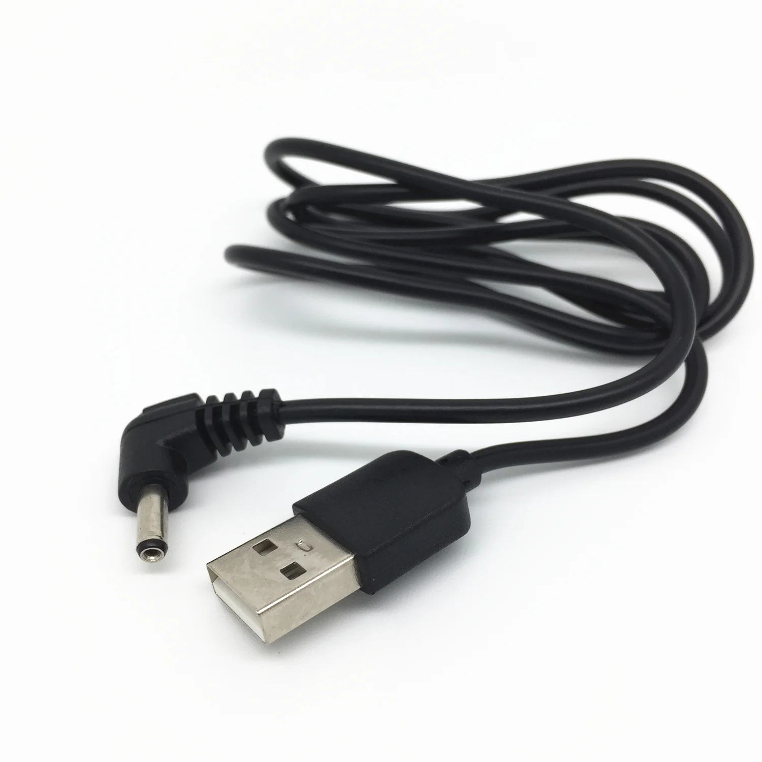 90 Szög PC USB Férfi-5V DC, 3.5 mm X 1.35 mm-es Hordó Csatlakozó hálózati Kábel Kép 1 
