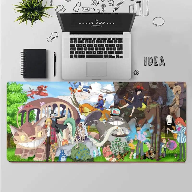Zororong Anime Studio Ghibli chihiro szellemországban Egér Pad asztal Szőnyeg PC, Laptop, Számítógép IPAD Notebook Gumi Nagykereskedelmi Mat Kép 1 