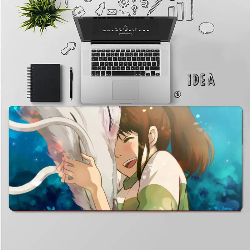 Zororong Anime Studio Ghibli chihiro szellemországban Egér Pad asztal Szőnyeg PC, Laptop, Számítógép IPAD Notebook Gumi Nagykereskedelmi Mat Kép 2 
