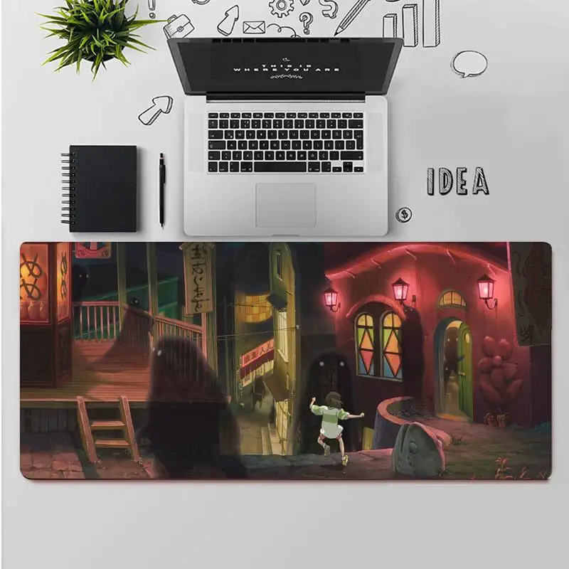 Zororong Anime Studio Ghibli chihiro szellemországban Egér Pad asztal Szőnyeg PC, Laptop, Számítógép IPAD Notebook Gumi Nagykereskedelmi Mat Kép 5 