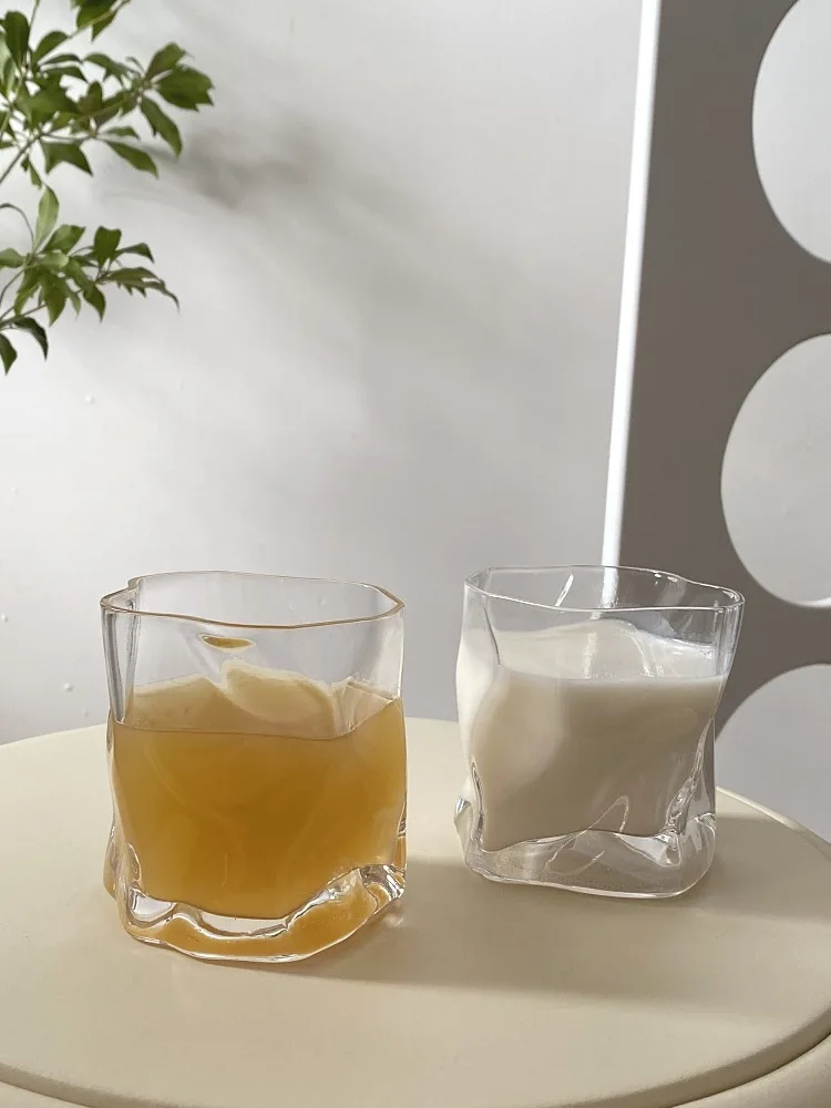 Kreatív Egyszerű Japán Pohár Gyümölcslé Csésze Tea Csésze Csavar-Kupa Szabálytalan Ajándék Bögre, Kreatív Kupa Bort Inni Sört Üveg