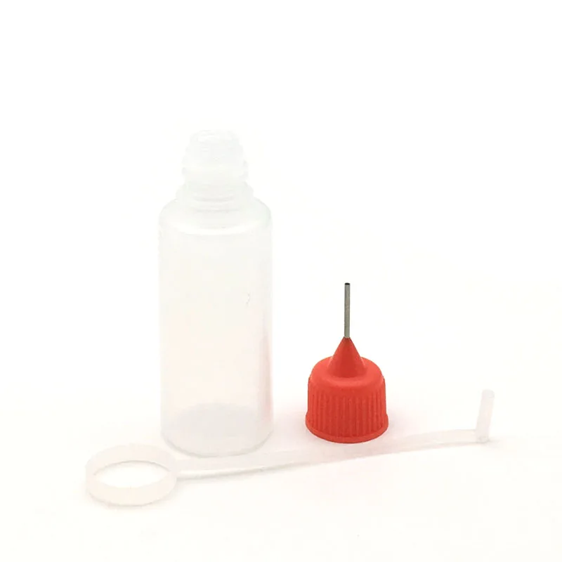 2db Összeszorítható Műanyag Tű 100 ml-es Injekciós üveg Újratölthető Folyékony Cseppentő Minta Szemcsepp Üveg Kép 3 
