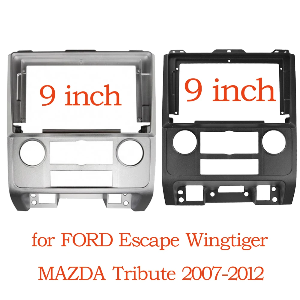 9 Inch Autó Műszerfal, a FORD Escape Wingtiger / MAZDA Tribute 2007-2012 Videó Panel Lejátszó Audio Műszerfal 2 Din Keret