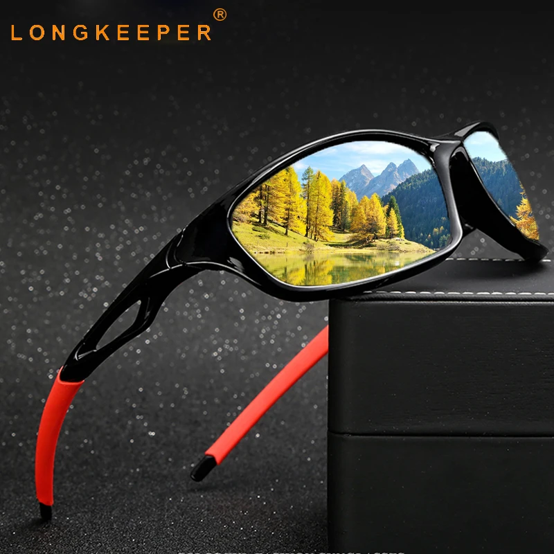 LongKeeper Polarizált Napszemüveg Férfiak, Nők, Márka, Design Stílusos Szabadtéri Sport napszemüvegek Férfi vezette Védőszemüveg Oculos de sol