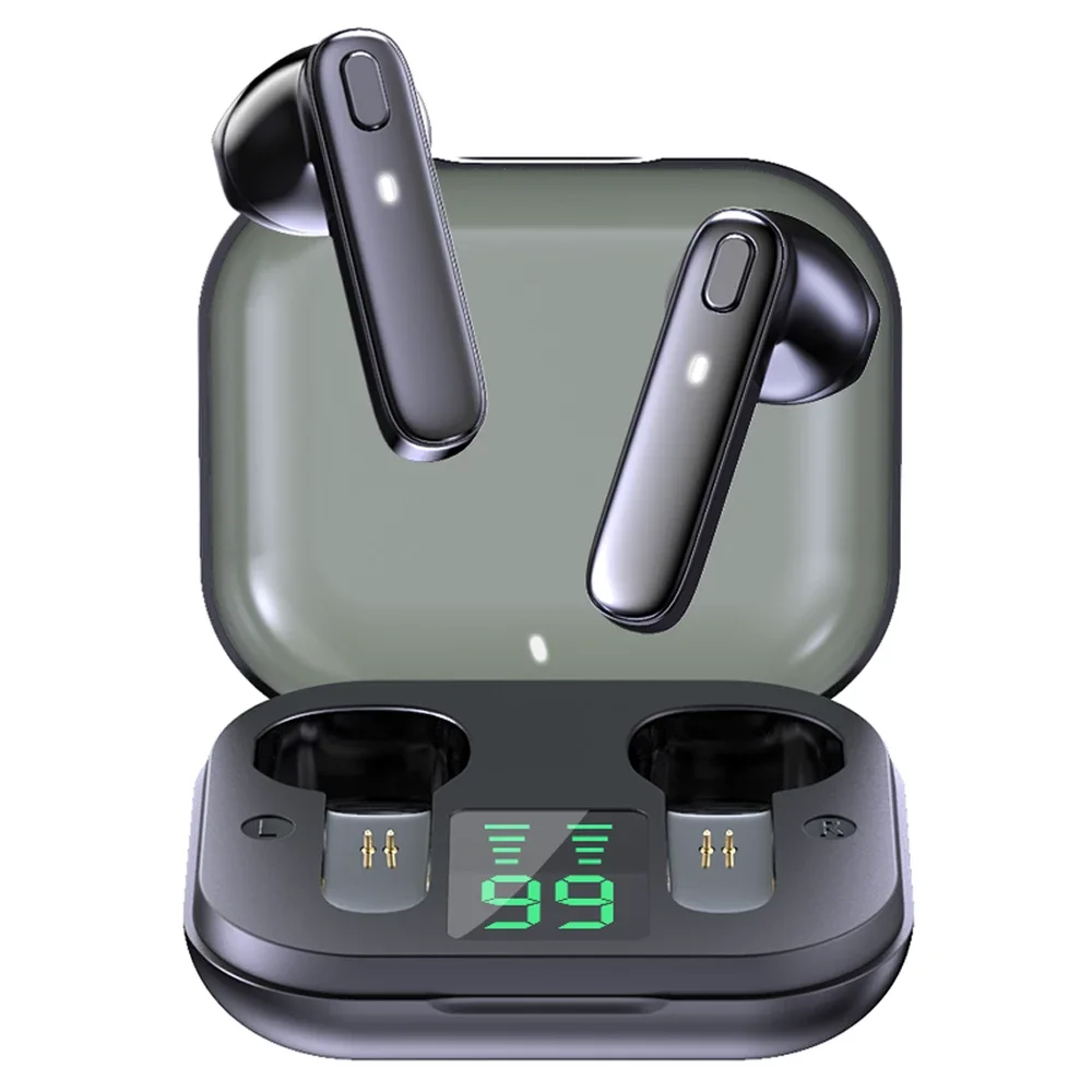 TWS Fülhallgató Bluetooth-kompatibilis Vezeték nélküli Fülhallgató Mély Basszus Fülhallgató, hi-fi Igaz Vezeték nélküli Sztereó Fejhallgató Mikrofon Sport Fülhallgató