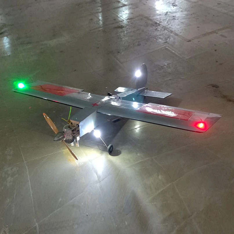 RC Drón Légcsatornázható merevszárnyú Kettős Flash Éjszakai Fény Lámpa Villogó Villogó LED Modul 85Mah a Helikopter Modell Tartozékok Kép 3 
