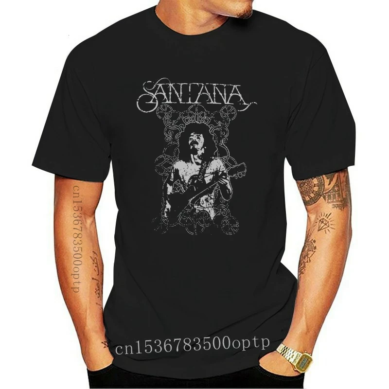 Új Carlos Santana Gitár Havanna Hold Egység Hivatalos Tee Póló, Férfi Pamut Felsők 2021 Unisex Vicces Póló