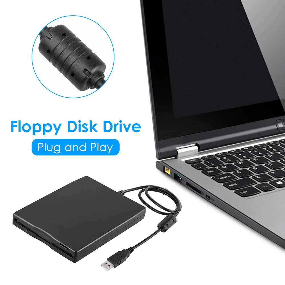Hordozható 3,5 hüvelykes USB-Mobile Hajlékonylemez-Meghajtó 1.44 MB Külső Hajlékonylemez FDD Laptop Notebook PC